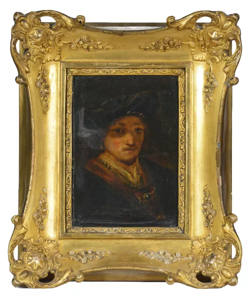 Rembrandt — D’après Rembrandt van Rijn — Jeune homme