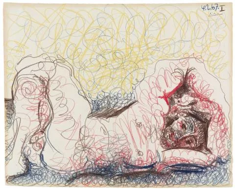 Pablo Picasso — Homme nu couché