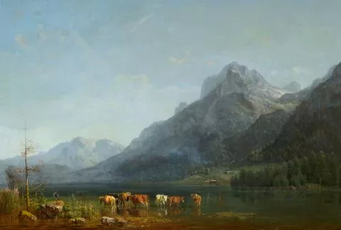 Heinrich Bürkel — Gebirgssee