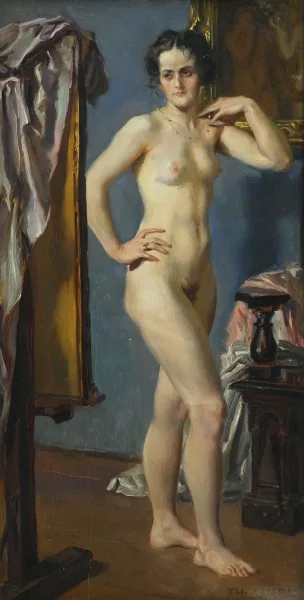 Theodor Baierl — Modèle dans l'atelier