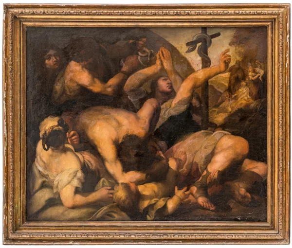 Paolo Pagani — Entourage de Paolo Pagani — L'adoration du serpent d'airain,