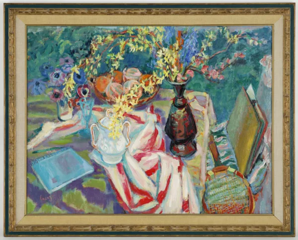 Germaine Lacaze — Germaine Lacaze (1908-1994), \Forsythia à la