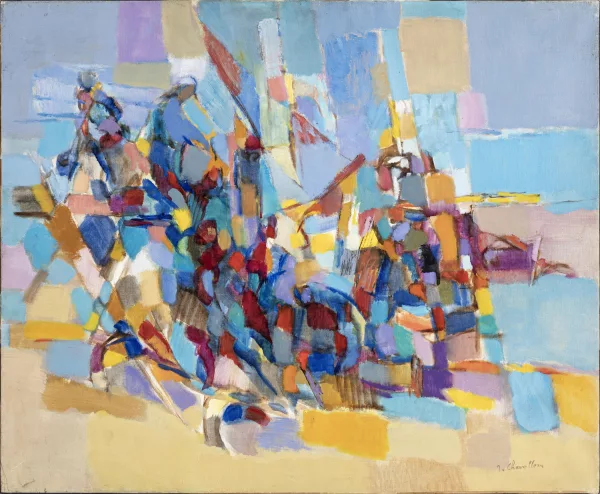 Jean Chevolleau — "L'arrivée des pêcheurs",