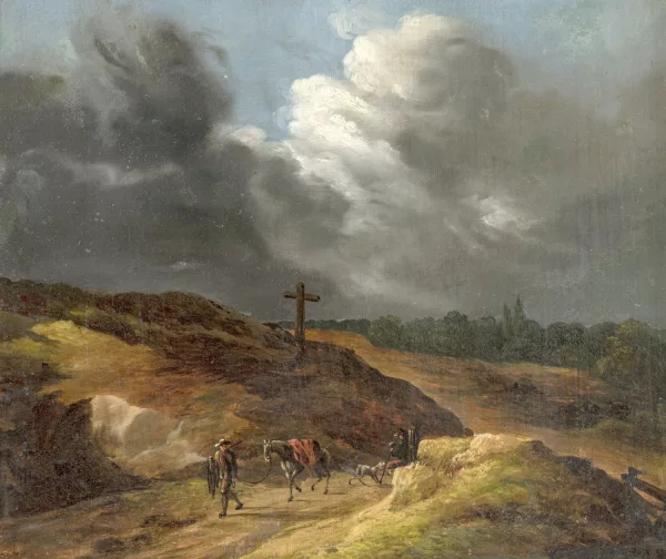 Pieter van Bloemen — École de Pieter van Bloemen — Paysage animé,