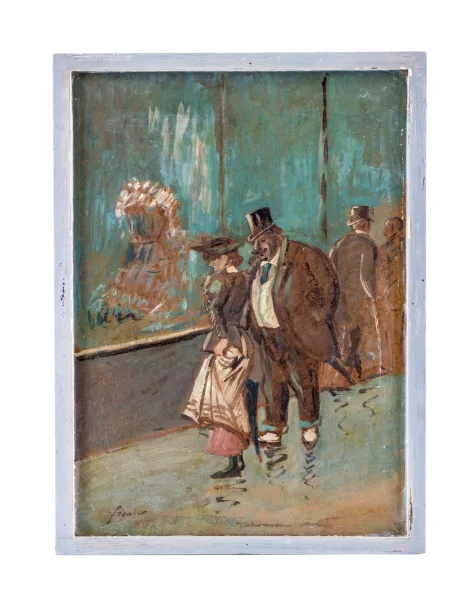 Jean-Louis Forain — Couple devant une vitrine
