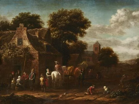 Barent Gael — Vor dem Rasthaus