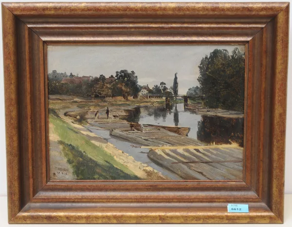 Paul Flickel — Attribué à Flickel, Paul Franz — zugeschrieben Flusslandschaft