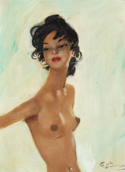 Jean-Gabriel Domergue — "Odile",