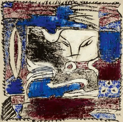 Pierre Alechinsky — Le blanc manger