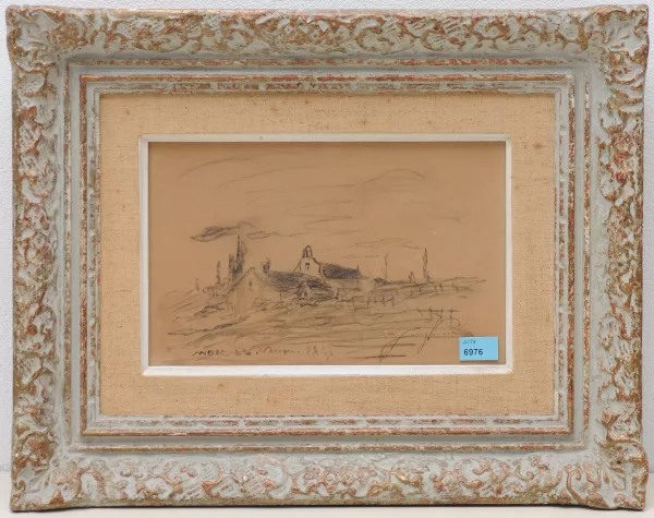 Johan Barthold Jongkind — Kleine Landschaft mit Gehöft
