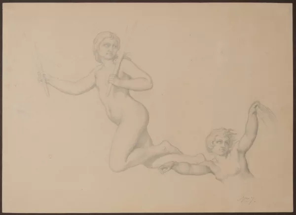Bonaventura Genelli — Attribué à Genelli, Bonaventura — Zugeschrieben Studie, bzw