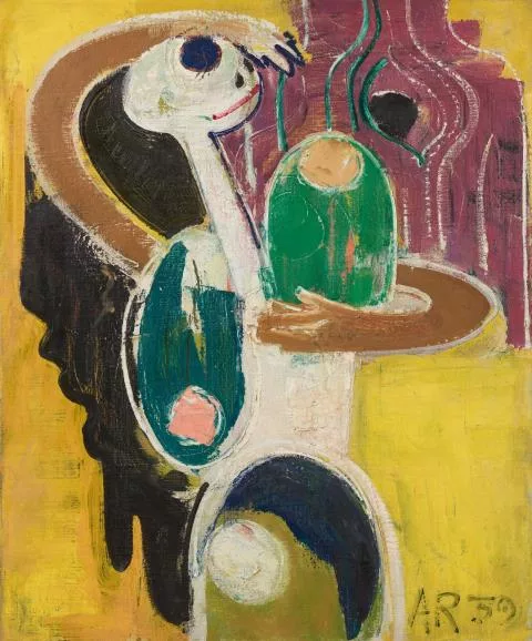 Anton Räderscheidt — Monstre au sein Vert