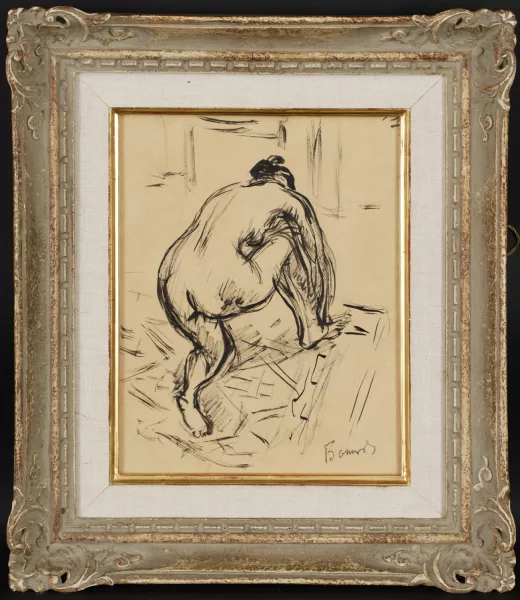 Pierre Bonnard — Attribué à Pierre Bonnard — Femme à la toilette