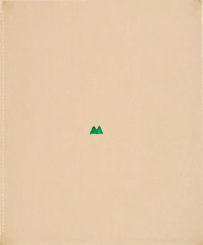 Richard Tuttle — Center Point Drawing No 197: Florida Works (17), 1975