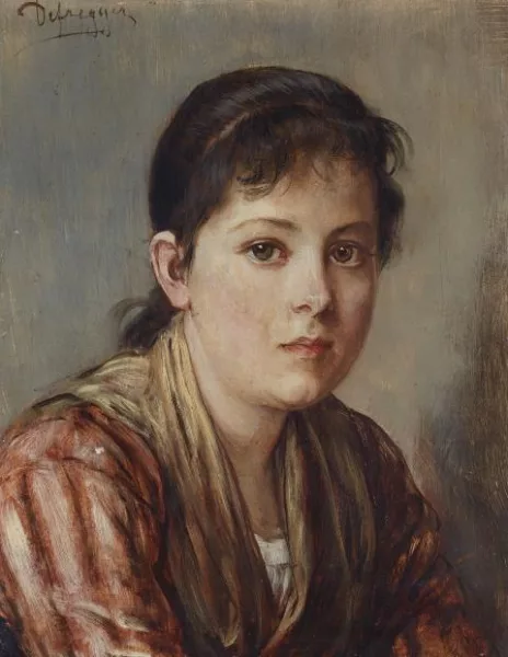 Franz Defregger — Bildnis einer jungen Frau