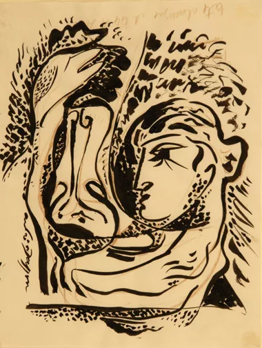 André Masson — Femme penchée, 1979