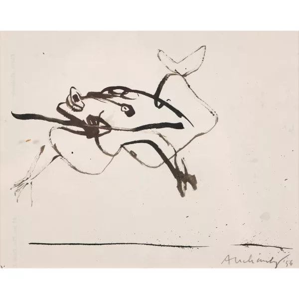 Pierre Alechinsky — "Petit dragon".