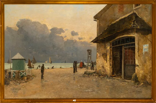Paul Lecomte — "Port et retour de pêche"