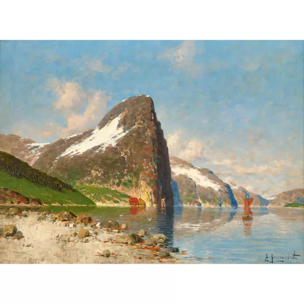 Johann Jungblut — Fjordlandschaft.