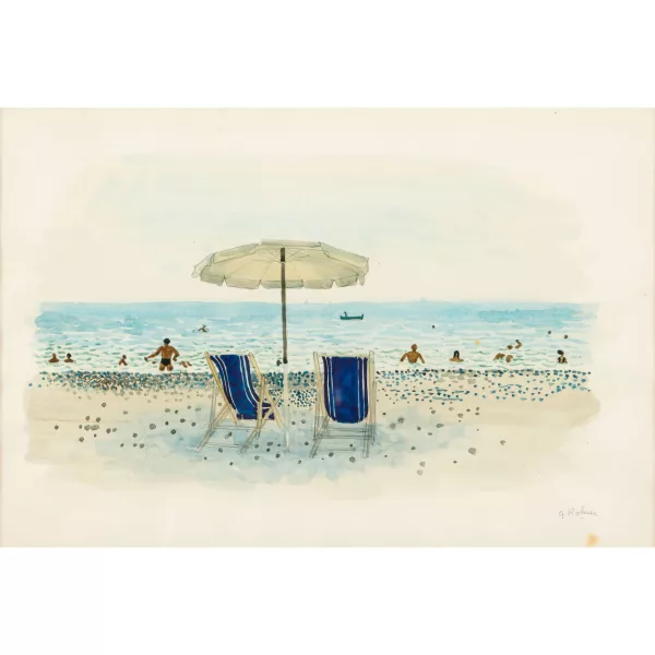 Georges Rohner — "Le parasol".