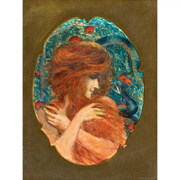 Lucien Lévy-Dhurmer — La tentation.