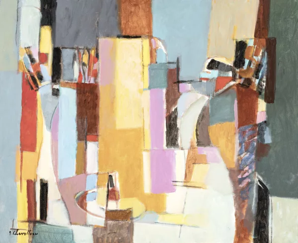 Jean Chevolleau — "Peniscola village de lumière",