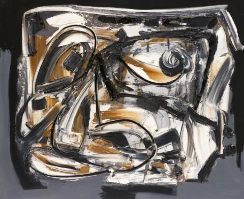 Antonio Saura — Ohne Titel (Portrait 141)