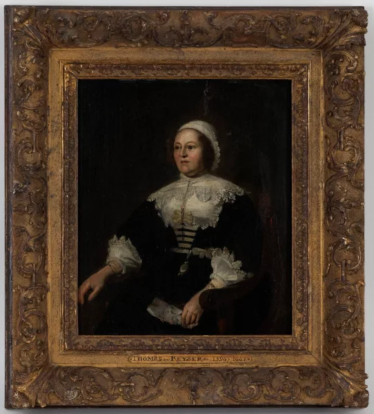 Thomas de Keyser — Suiveur de Thomas de Keyser — Portrait de femme,