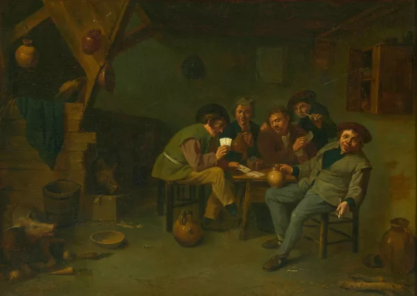 Pieter de Bloot — Kopie um 1800 Kartenspieler