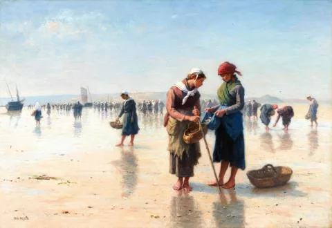 Eugène Feyen — Die Muschelsammlerinnen