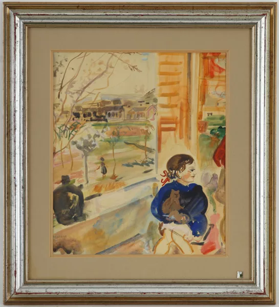 Oscar Spielmann — Oskar Spielmann (1901-c.1973), \\Jeune fille à la