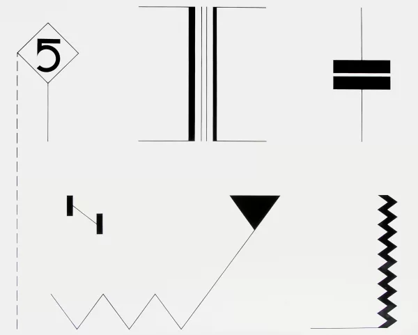 Manfred Mohr — Bild Nr. 16/469, 1969