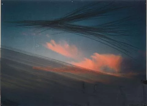 Arnulf Rainer — Ohne Titel (Aus: Serie Mariposa)