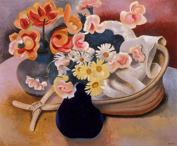 Auguste Herbin — Les Marguerites, 1923