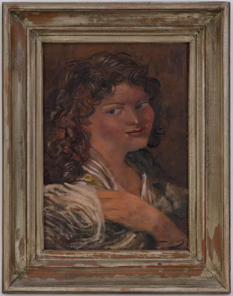 André Derain — Portrait de femme aux boucles