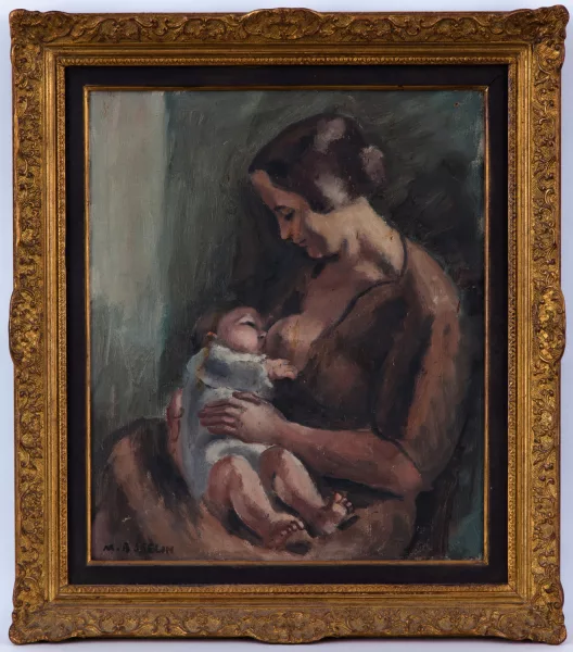 Maurice Asselin — Mère et enfant
