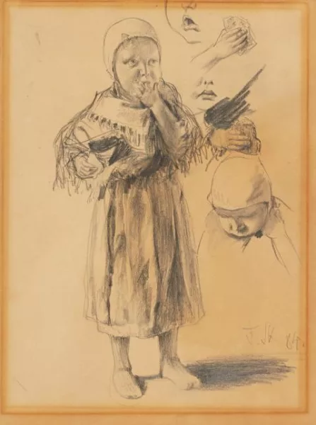 Franz Skarbina — Holländisches Fischermädchen