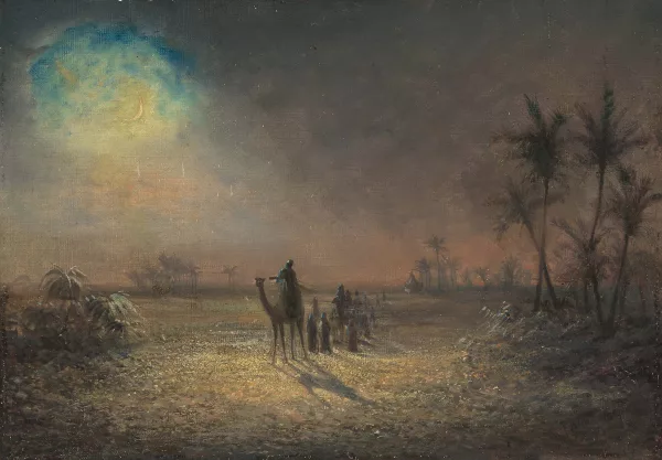 Fritz Klingelhöfer — Karawane im Mondlicht