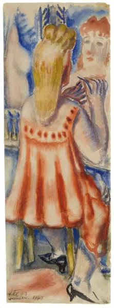 Paul Kleinschmidt — Frau bei der Toilette