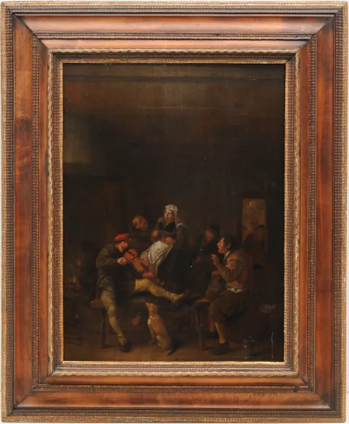 Jan Miense Molenaer — Attribué à Molenaer, Jan Miense — zugeschrieben Wirtshausszene