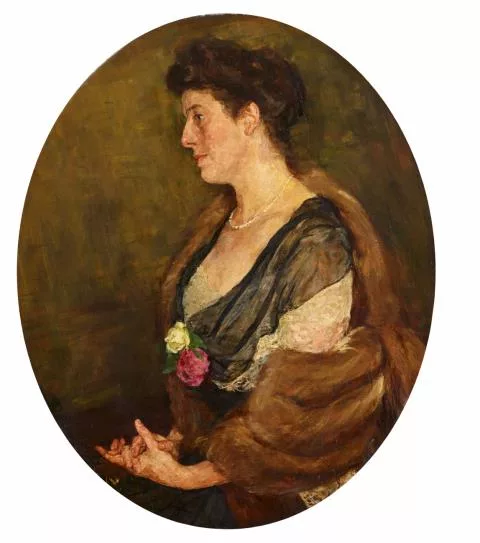 Max Slevogt — Damenbildnis