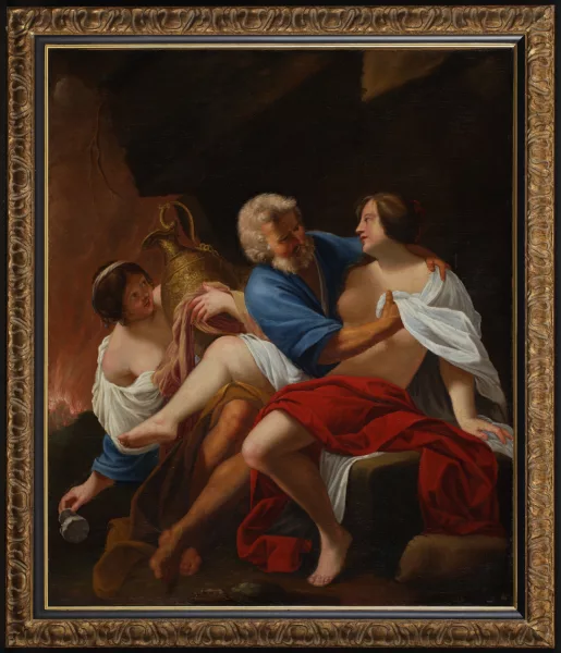 Simon Vouet — D’après Simon Vouet — Loth et ses filles,