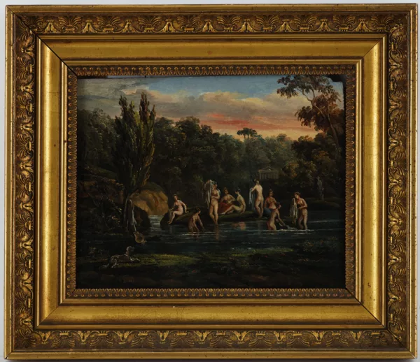 Charles Bellier — Charles Bellier (1796-?), \\Les baigneuses\\, huile