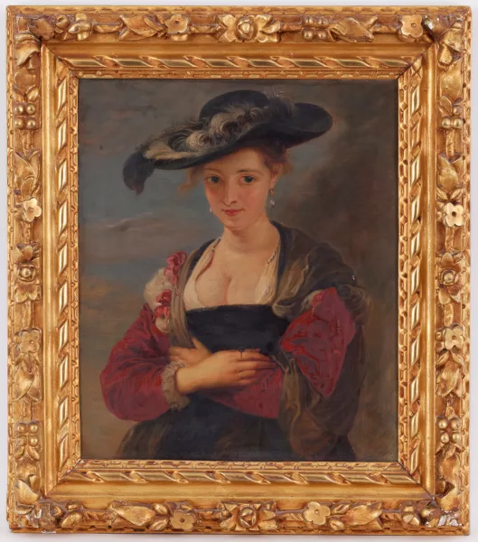 Rembrandt — D’après Rembrandt Van Rijn — Femme de l'artiste,