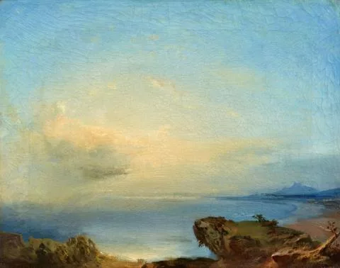Carl Anton Joseph Rottmann — Morgensonne über dem Meer