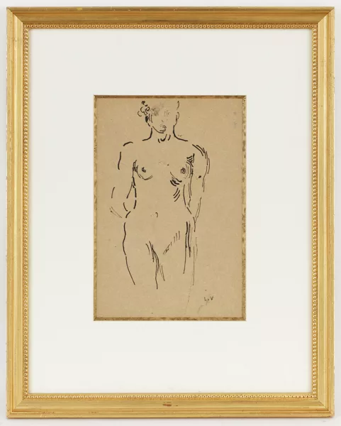 Louis Valtat — Nu debout, circa 1892