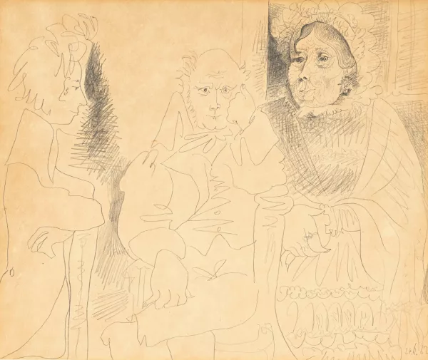 Pablo Picasso — "Famille balzacienne"