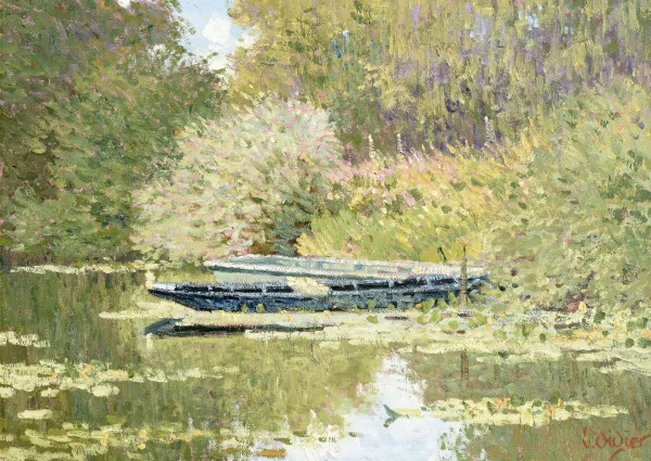 Luc Didier — "Barques sur la Sèvre (Vendée)"