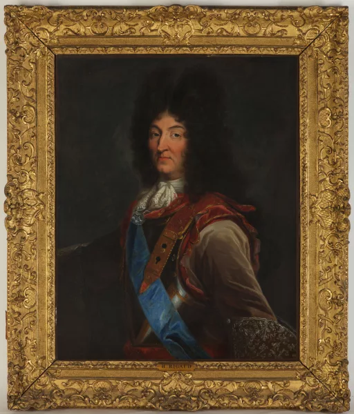 Hyacinthe Rigaud — Atelier de Hyacinthe Rigaud — Portrait de Louis XIV en cuirasse