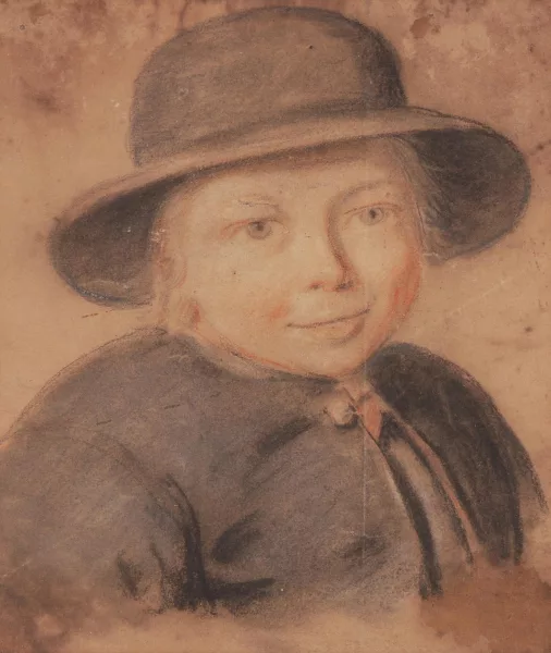 Jan Miense Molenaer — Attribué à Molenaer, Jan Miense — Zugeschrieben Portrait eines Knaben mit Hut